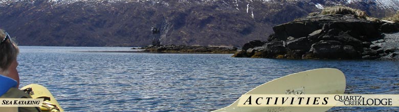 Kayak at Quartz Creek Lodge